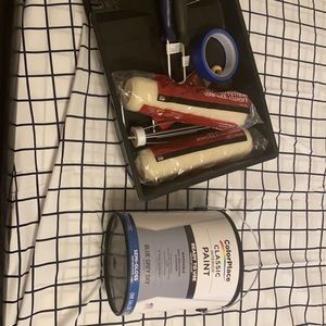 I’m selling paint. It’s a blue kinda grey.